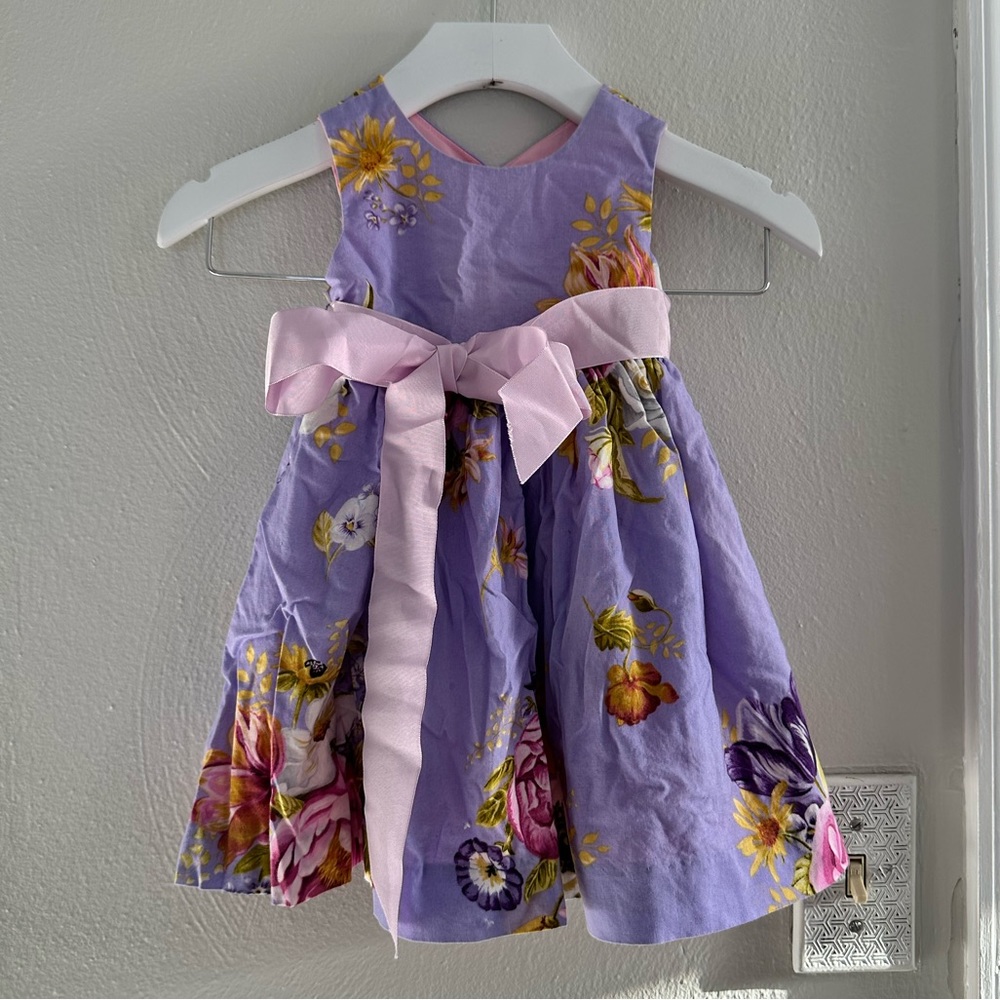 Plum Pudding Lilac Floral dress sz: 18M